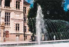 Vodní fontána, chrliče vody s regulací měniči frekvence