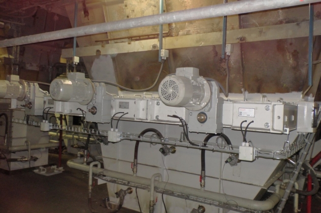 Deskové uzávěry vnitřního zauhlování kotle FK4 – GO kotle