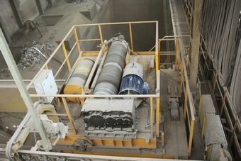 Rekonstrukce drapákového jeřábu Spalovna Praha