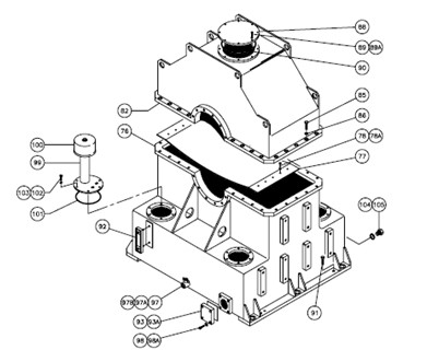 Dělená konstrukce hydraulické regulační spojky