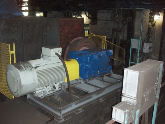 Nový pohon pásového dopravníku uhlí