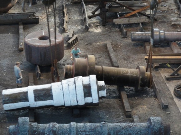 Břemena pro repasovaný kalicí jeřáb