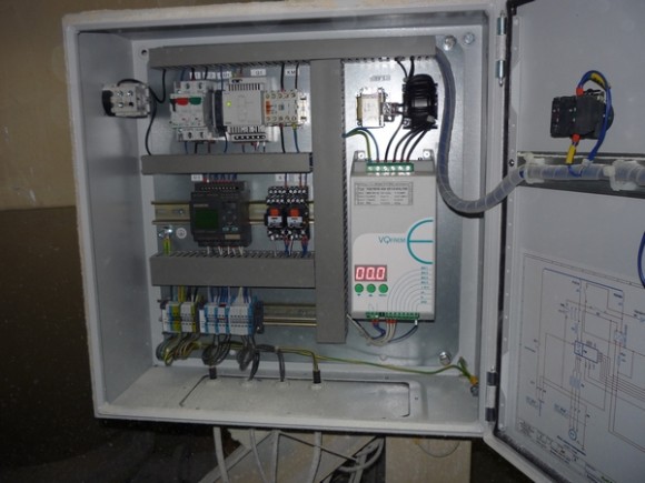 Ovládání uzávěru pomocí frekvenčního měniče