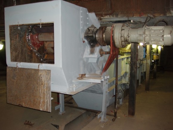 Nový pohon hrablového dopravníku