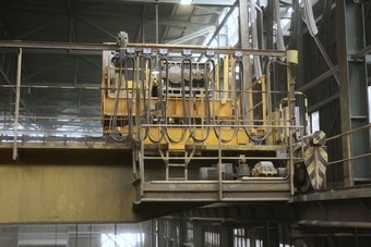 Shrnovačka jeřábu, plochý kabel, kabelové vozíky