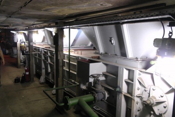 Struskový vynašeč VS 1200 v provozu