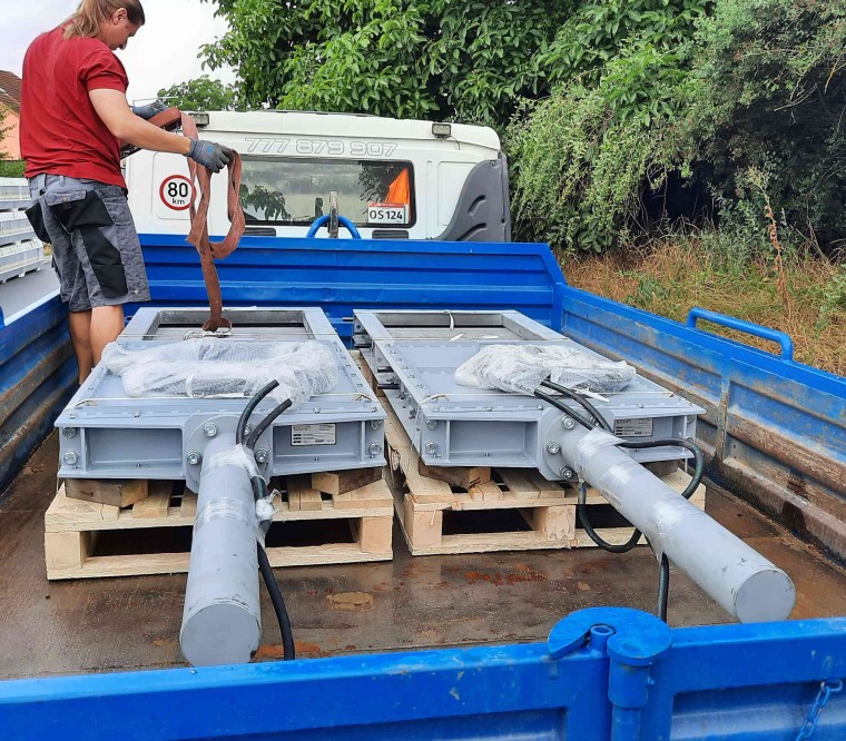 Deskové uzávěry do náročných podmínek - ČEZ, a.s. Elektrárna Hodonín