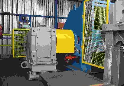 Rychlé zastavení dopravníku pomocí brzdného systému