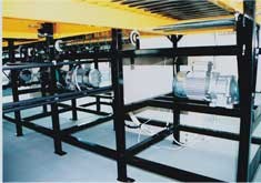 Frekvenční měniče v rozvaděči pro dopravní linku