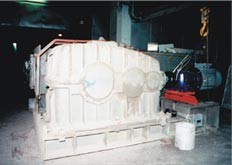 Pohon po rekonstrukci, variátor nahrazen motorem s převodovkou