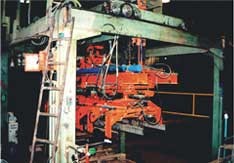 Manipulátor dopravní linky cihel, rekonstrukce pohonů