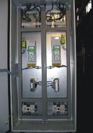 Frekvenční měniče vratisuvných spalovacích roštů Martin