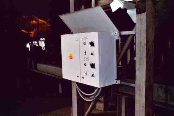 Místní ovládání redlerů, regulace s frekvenčními měniči