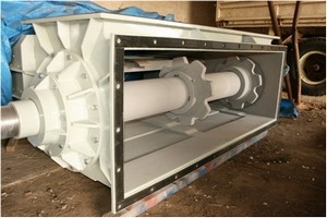 Řetězová kola, rozety a hřídel pohonné jednotky redleru