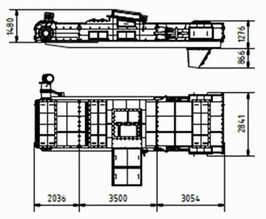Řetězový podavač uhlí, vývoj a výroba na míru