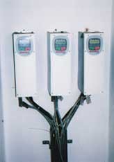 Měniče frekvence vnitřního kalového okruhu čističky