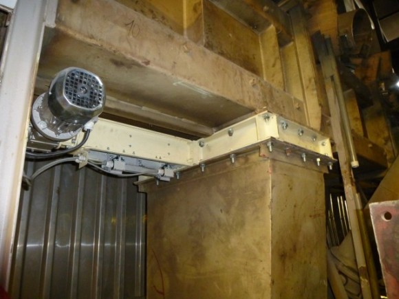 Pohled na koncové spínače šoupátkového uzávěru