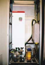 Zdvihový frekvenční měnič spalovenského drapákového jeřábu