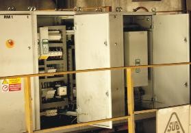 Krytí frekvenčních měničů IP 55 v bagrovací stanici