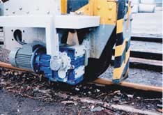 Nový pojezd portálového jeřábu