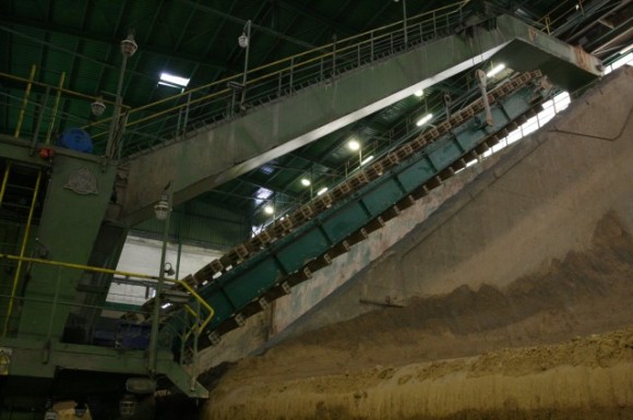 Rameno s hrably poháněné novým pohonem