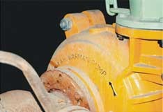 Kalové čerpadlo Warman, regulace frekvenčním měničem