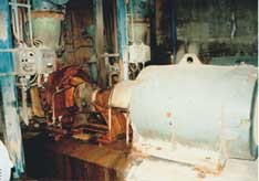 Původní kalové čerpadlo bez regulace