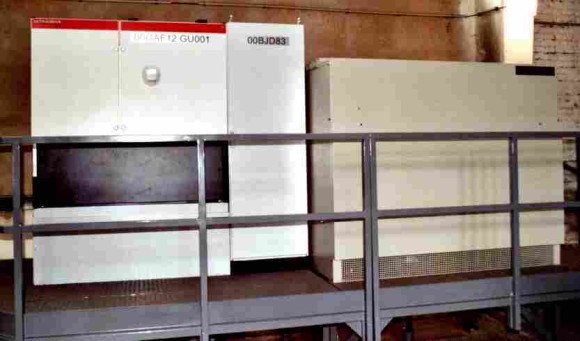 Frekvenční měnič 500 kW, 400 V, IP54, úpravna vody