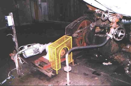 Variátorová sestava pohonu generátoru splyňování