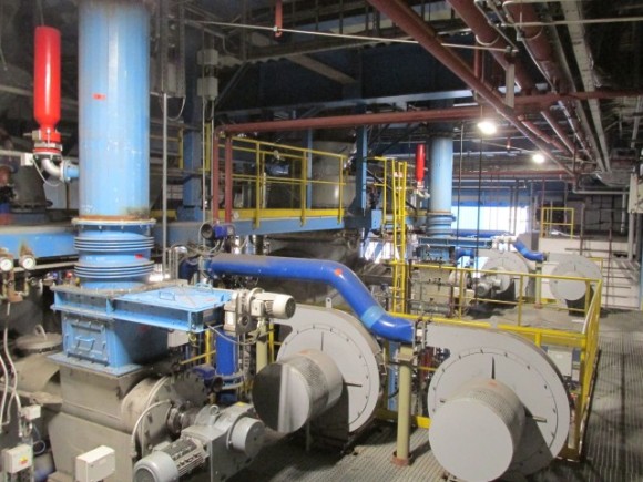 Deskové uzávěry ve svodkách uhlí