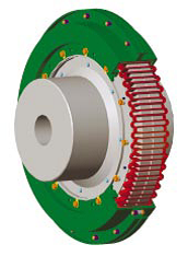 Pružná spojka S je určena pro těžký provoz.